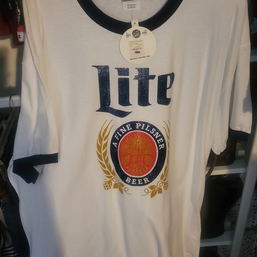 Miller Lite Men's Short Sleeve Tee XL